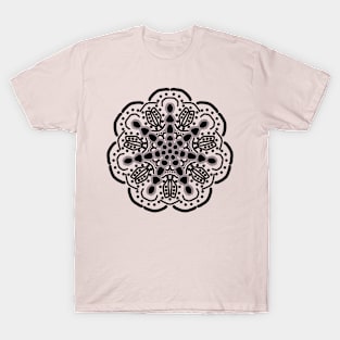 Grayscale Mandala T-Shirt